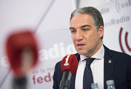 Elías Bendodo, en su última visita a esRadio. | David Alonso Rincón