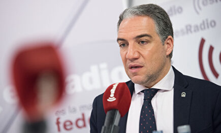 Elías Bendodo, en su última visita a esRadio | David Alonso Rincón