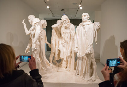 "Rodin-Giacometti", dos formas de esculpir la fragilidad humana