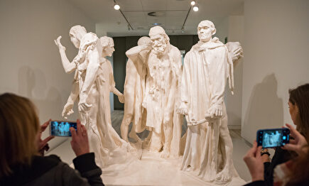 "Rodin-Giacometti", dos formas de esculpir la fragilidad humana