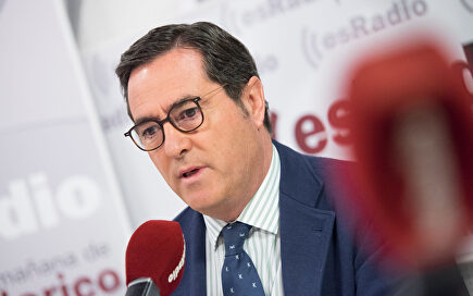 Garamendi: los ERTE del Gobierno "no iban a permitir a las empresas mantener la actividad"