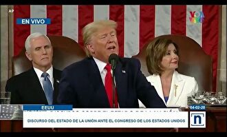 Trump rinde homenaje a Guaidó