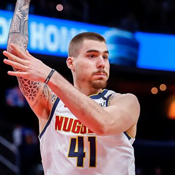 Juancho Hernangómez, en un partido con los Denver Nuggets. |  EFE