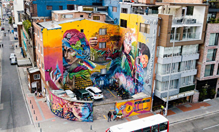 De peligro de muerte, a galería de arte urbana: así es La Candelaria, el barrio más antiguo Bogotá