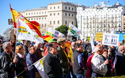 Los agricultores en pie de guerra contra el gobierno de Sánchez	