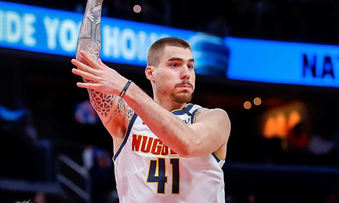 Juancho Hernangómez, en un partido con los Denver Nuggets. |  EFE