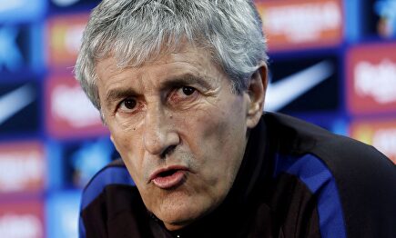 Setién en rueda de prensa |  EFE