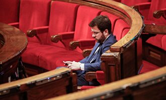 Torrent, probable candidato republicano, en su escaño |  EFE