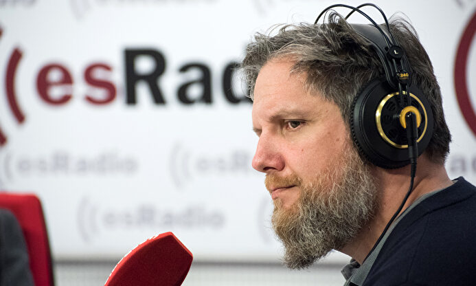 David Gistau, durante una intervención en esRadio. |  David Alonso