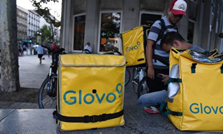 Repartidores de Glovo. | Cordon Press