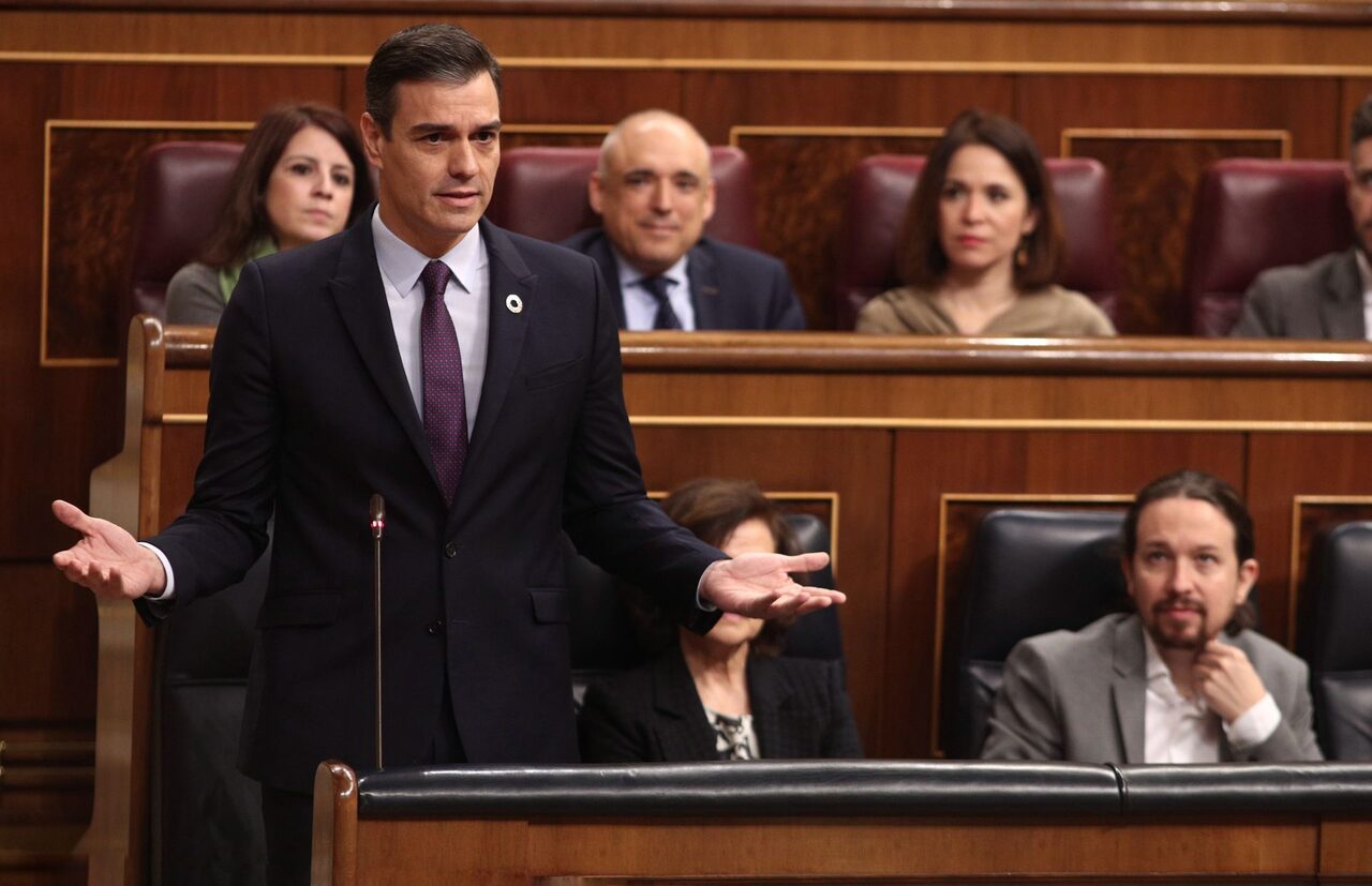 Pedro Sánchez, en el Congreso de los Diputados |  EFE