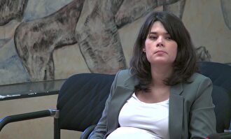 Juicio a Isa Serra en el Tribunal Superior de Justicia de Madrid.