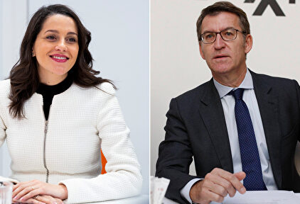 Arrimadas y Feijóo. |  Cordon Press