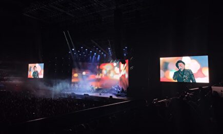 Joaquín Sabina durante su concierto en el Wizink Center |  Europa Press