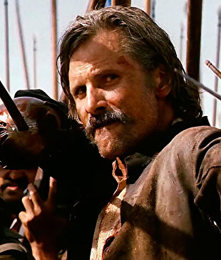Viggo Mortensen encarnando a Alatriste en la adaptación cinematográfica de la novela |  Archivo