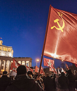 Manifestante en Moscú en 2018 |  Alamy