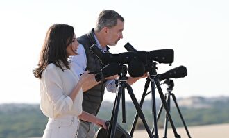 Lunares para El Rocío y comodidad en Doñana: los estilismos de Letizia