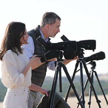 Lunares para El Rocío y comodidad en Doñana: los estilismos de Letizia