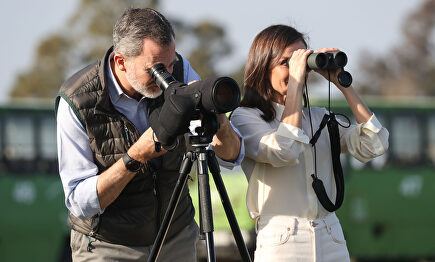 Los Reyes en una de su última visita a Doñana |  Gtres