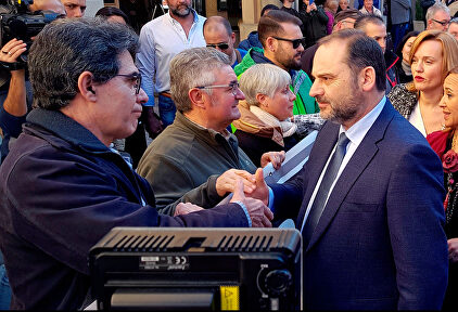 Ábalos, en una acto este viernes. |  EFE