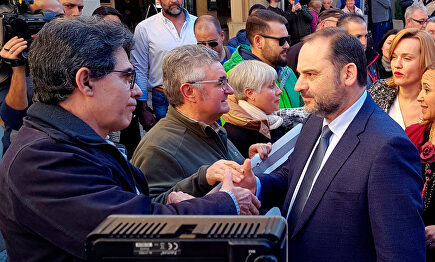 Ábalos, en una acto este viernes. |  EFE