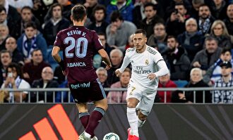 Imagen del Real Madrid-Celta del Bernabéu. | EFE