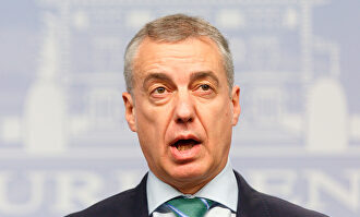 Urkullu, durante la comparecencia en la que adelantó las finalmente suspendidas elecciones autonómicas vascas | EFE