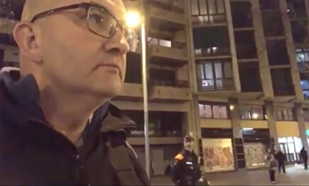 Una imagen del vídeo grabado por Rius. |  e-noticies