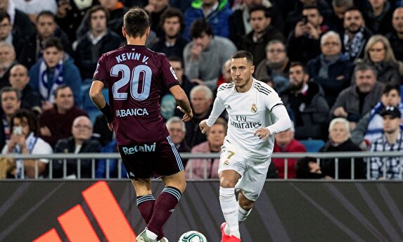 Imagen del Real Madrid-Celta del Bernabéu. | EFE