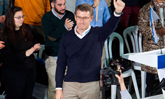 Feijóo fue proclamado este domingo candidato a la Xunta por el PP. |  EFE