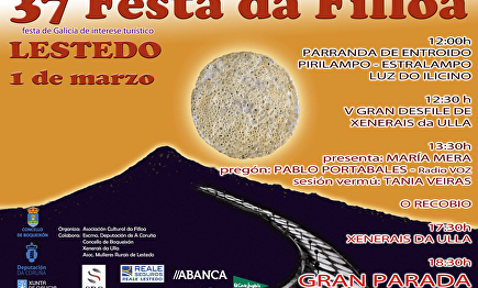 Cartel de la 37 edición de la Festa da Filloa |  Concello de Boqueixón