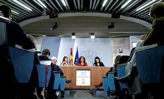 María Jesús Montero, Yolanda Díaz e Irene Montero. |  EFE