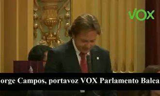 Jorge Campos, en el parlamento balear |  Archivo/Vox