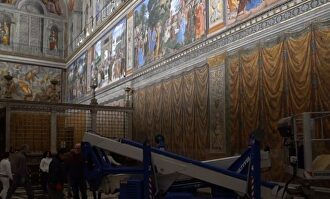 Los tapices de Rafael dejan la Capilla Sixtina como fue concebida 