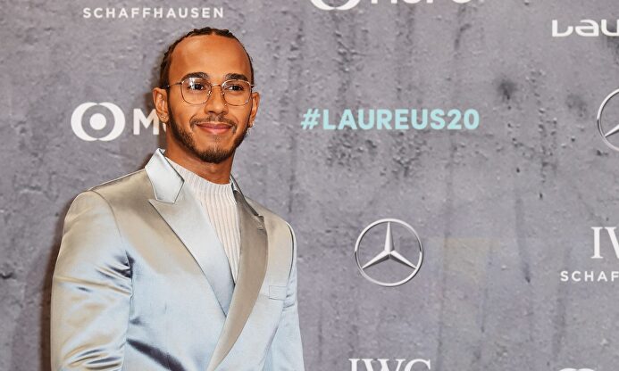 Lewis Hamilton, ganador del Premios Laureus ex aequo con Leo Messi. |  EFE