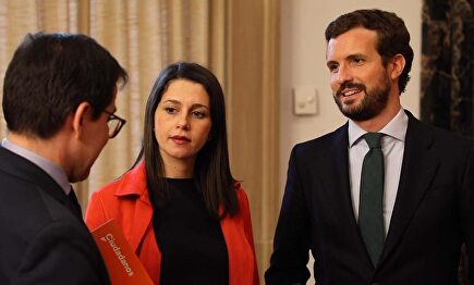 Reunión entre Casado y Arrimadas |  CIUDADANOS