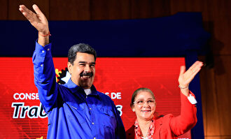 Maduro, en un acto público en Caracas. |  EFE