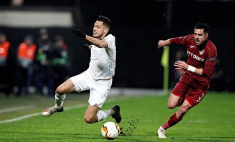 Imagen del Cluj-Sevilla de la Europa League. | EFE