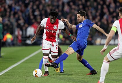 El Ajax, en un partido de la Europa League contra el Getafe. | Archivo