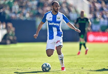 Martin Braithwaite, en su último partido con el Leganés ante el Betis. |  Cordon Press