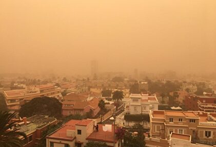 Calima en la isla de Gran Canaria. |  Europa Press