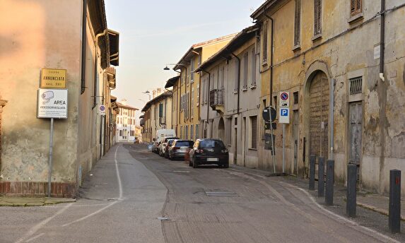 Un pueblo de Lobardía desierto por el coronavirus. |  EFE