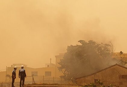 Incendio en La Orotava. |  Europa Press