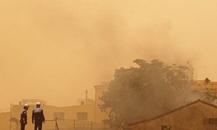 Incendio en La Orotava. |  Europa Press