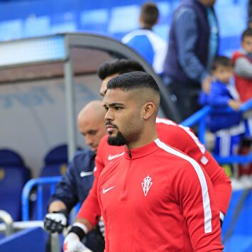 Christian Joel, guardameta cubano del Sporting B. |  EFE