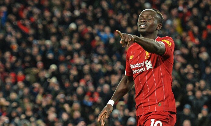 Sadio Mané celebra su gol al West Ham en Anfield. |  EFE