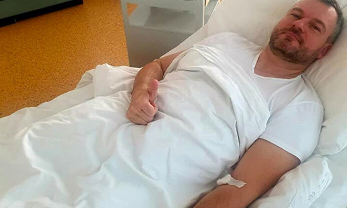 Peter Pellegrini, ingresado en el hospital. |  Facebook