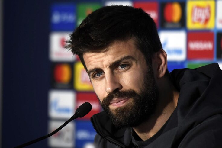 Piqué en sala de prensa. | EFE