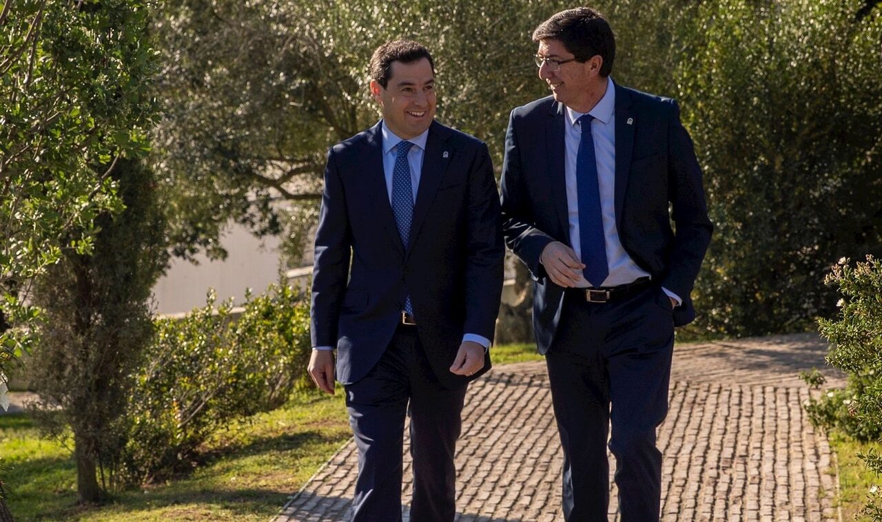 Juan Manuel Moreno y Juan Marín | EFE