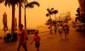 El desierto engulle Canarias con la calima llegada de África